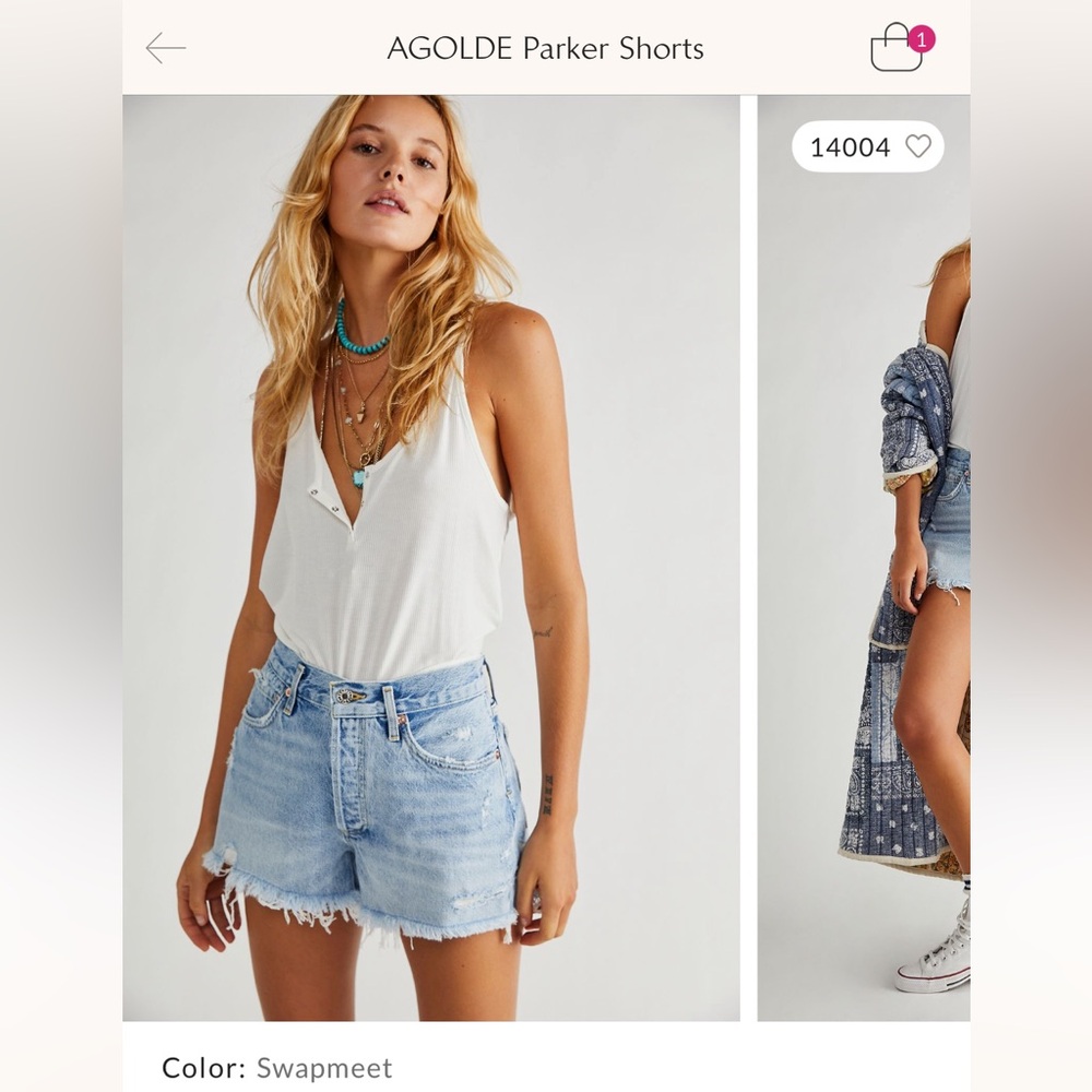 Agolde Parker Shorts